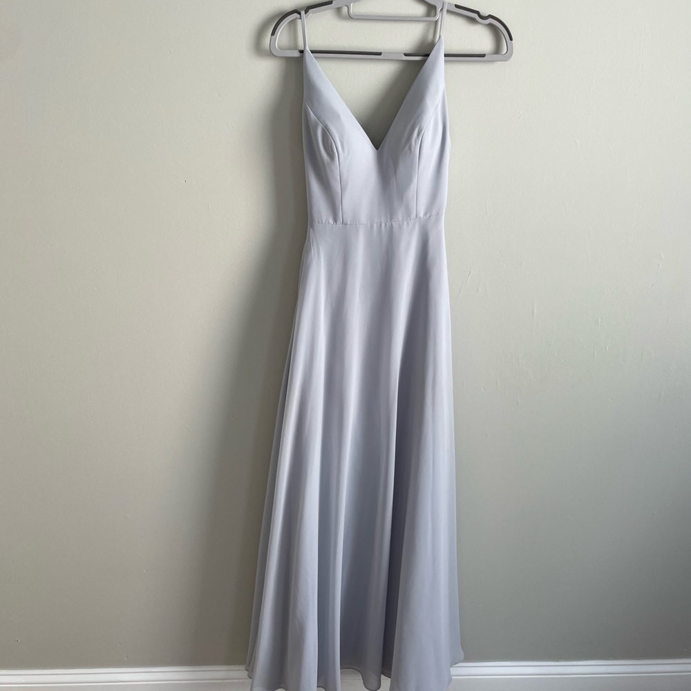 Jenny Yoo Whisper Blue Bridesmaid Dress 2